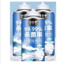 比亿奇 车内杀菌除臭剂 茶香型 180ml 1瓶1.98元