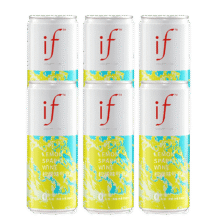 PLUS：if果酒  柠檬气泡酒330ml*6罐装（微醺低度果酒）7.71元包邮（需领券+试用）