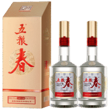 plus：五粮液股份 五粮春 第二代 浓香型白酒 52度 500ml 双瓶装390元（合195元/瓶）