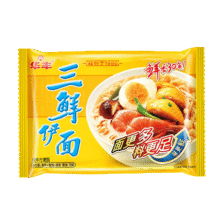 华丰三鲜伊面方便面五连包86g/袋 袋装休闲食品面泡面休闲零食速食面 经典原味5包*1包5.21元
