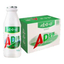 plus会员、需首购:娃哈哈 AD钙奶 含乳饮料 220g*20瓶 整箱装 电商专供28.08元/件，共168.5元（174.5+6元返卡）