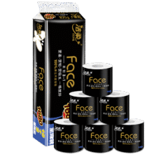 plus:洁柔有芯卷纸 黑Face加厚4层140克*12卷 卫生纸巾冲厕易降解149.16元（需领券，合18.64元/件）