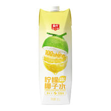 春光 CHUGN 100%NFC柠檬椰子水 1L8.63元（需买2件，需用券）