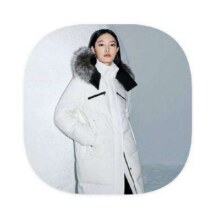 太平鸟 90%白鸭绒 女子长款御寒毛领大衣735元（需领券）