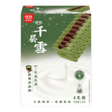 PLUS会员: 千层雪和路雪 雪棒抹茶口味冰淇淋 62g*4支 同价格多口味可选8.67元/件 需领劵 拍10件实付86.7元 包邮