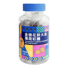 修正 金银花胖大海薄荷软糖 2g*30粒/瓶 1盒装1元包邮（需试用）
