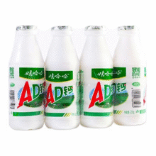 娃哈哈AD钙220ml*4瓶3.43元（淘金币界面下单）+0.17元淘金币