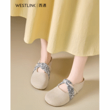 WESTLINK 西遇 2025新款 女式法式厚底外穿内增高勃肯鞋新低82.6元包邮