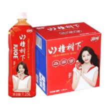 88VIP: 冠芳山楂树下山楂果汁果肉饮料1.25L *6瓶大瓶整箱装9.41元/瓶，56.48元+7.02元淘金币