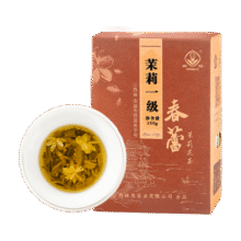 春蕾（CHUNLEI）浓香型特级茉莉花茶父亲节礼物送长辈老字号特产口粮茶茉莉绿茶叶 茉莉一级250g39.8元