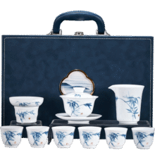 冰种羊脂玉茶具套装唯品会特卖价21.6元