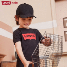 Levi's 李维斯 儿童100%纯棉短袖T恤（110~160码）￥59.64