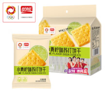 盼盼悠点苏打咸味饼干休闲零食营养早餐办公下午茶食品 小青柠味苏打饼干450g（18包）4.43元（需领券）