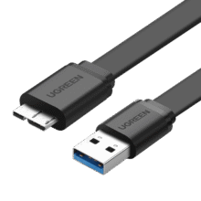 绿联 移动硬盘数据连接线 Micro USB3.0高速传输 适用东芝希捷西数移动硬盘盒子转接线 0.5米 6052819.9元