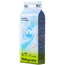 PLUS会员：babycareAirpro夏日超薄纸尿裤婴儿尿不湿加量装轻薄透气XL58片/L66 *3件219.6元（合73.2元/件）