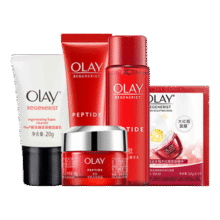 玉兰油（OLAY）大红瓶护肤品套装水乳礼盒女补水保湿抗皱淡纹化妆品全套妈妈礼物 【旅行装】尝鲜水乳霜214.5元（合42.9元/件）