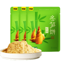需首购：甘源 冬笋饼原味台湾特产216g（72g*3袋）5.93元包邮（需试用）