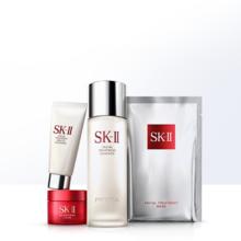 SK-II 神仙水大红瓶洁面护肤装敏感肌修护保湿套装体验349.7元