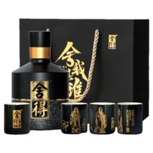舍得酒智慧舍得舍我其谁52度100ml小酒版4杯礼盒装桌面摆件联盟54.9元（需88vip会员，需领券）