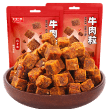 比比赞（BIBIZAN）牛肉粒【混合味】200g6.26元（需领券）