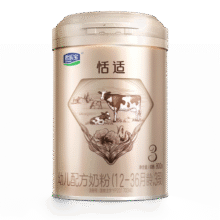 君乐宝恬适3段幼儿配方奶粉(12-36月龄)800克 新老包装随机发200元 (券后省0.88,月销1w+)