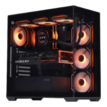 技嘉（GIGABYTE）AMD主机7800X3D 9800X3D/5070/5080/5060ti千帧电竞台式整机游戏AI设计师剪辑DIY装机 配六:7800X 3D+RTX50709499元