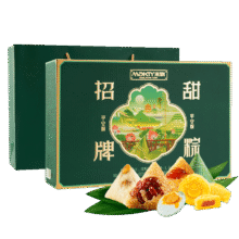 米旗 招牌甜粽端午粽子礼盒1000g多口味蜜枣豆沙甑糕粽端午节送礼32.5元（合10.83元/件）
