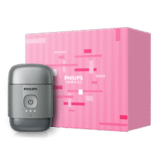 PLUS会员：PHILIPS 飞利浦 电动剃须刀 鹅卵石便携式刮胡刀 冰川银 RQ892376.87元包邮