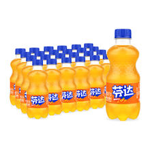 可口可乐 Coca-Cola 芬达含汽饮料 300mlx24瓶27.9元