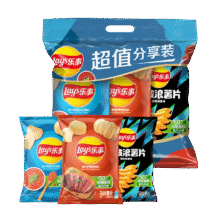 微信京东购物小程序:乐事（Lay's）大波浪组合包(鱿鱼+红烩+烧烤)70克*3包8.46元
