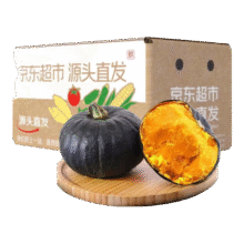 小程序：京鲜生 山东贝贝南瓜净重5斤(品种：麻籽) 中果300g+ 板栗香 源头直发9.9元（需领券）