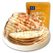 水一方 招牌现烤系列 休闲零食 60g 无蔗糖鳕鱼片 1袋六件34元（需领券，合5.67元/件）