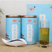 中华老字号，京华 茉莉仙香 特级清香型茉莉花茶 250g*2罐 含礼袋新低51.2元包邮（25.6元/罐）