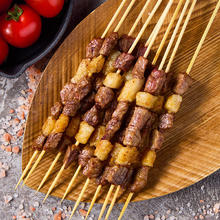 鲜京采 内蒙古原切羔羊肉串1kg （50串）鲜冻羊肉串券后47.58元