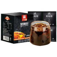 桂都 经典纯黑咖啡2g*20杯/盒2.86元包邮（需试用）
