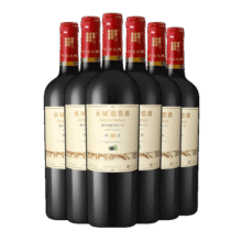 长城 特选12 橡木桶解百纳干红葡萄酒 750ml*6瓶 整箱装338元