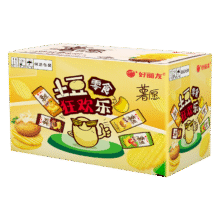 好丽友（ORION）非油炸烘烤膨化食品土豆片【超值12包】混合口味约425g18.9元（需领券）