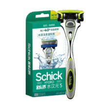 需首单：Schick 舒适 水次元5手动剃须刀 痘肌/敏感肌型 1刀架+1刀头10元（需领券）