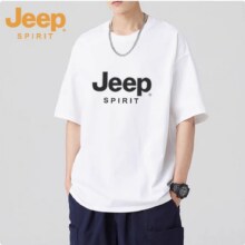 JEEP SPIRIT 重磅100%纯棉T恤 *2件13.5元/件（共27元+0.8元淘金币）