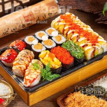 火炙熟食全熟现烤满满风情寿司套餐兑换券·1张原价39.8元，现价19.9