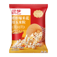 展艺 蝶形爆米花粒100克*6包（自制原材料）6.59元（需试用）