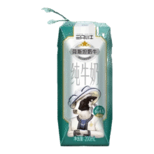 现代牧业三只小牛自有牧场荷斯坦牛纯牛奶200ml*24盒装 6.4g优质乳蛋白fs78.6元（合26.2元/件）
