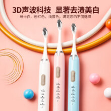 20点：京喜 成人软毛电动牙刷五档调节防水护龈洁齿牙刷批发清洁美白充电款 蓝色【五档调节+配2刷头】6.45元/件包邮（买一送一实付12.9元）