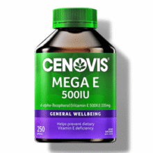 澳洲进口！Cenovis 萃益维 天然维生素E软胶囊 500IU*250粒￥76.58 4.5折 比上一次爆料降低 ￥5.91