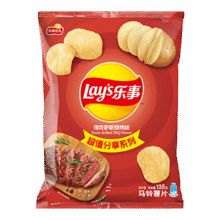 乐事（Lay's） 薯片休闲零食膨化食品 135克袋装 大包装零食 多种混合口味 得克萨斯烧烤味82.8元（需领券，合6.9元/件）