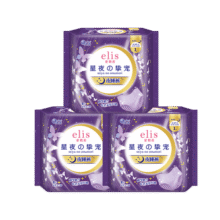 爱璐茜（elis）大王星夜挚宠系列 女性卫生裤 夜安裤 L 12片 120-170斤109.9元