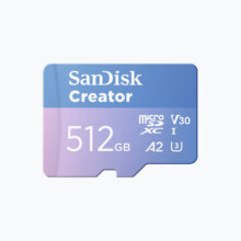 闪迪创作者TF内存卡128g大疆Pocket3相机影石Switch 256g存储卡99.9元