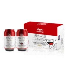 天湖 啤酒精品10度330ml*24听经典拉格啤酒整箱装 自营店铺爆款59.38元（合29.69元/件）