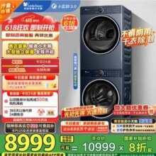 LittleSwan 小天鹅 小蓝鲸2.0 蓝氧2.0系列 TG100V89PRO+89PRO 洗烘套装 10kg新低5459.24元包邮（送内衣洗衣机）