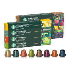 星巴克（Starbucks）胶囊咖啡80颗 多口味爆款甄选 适配Nespresso胶囊机 随机发货382元 (券后省20,月销9000+)